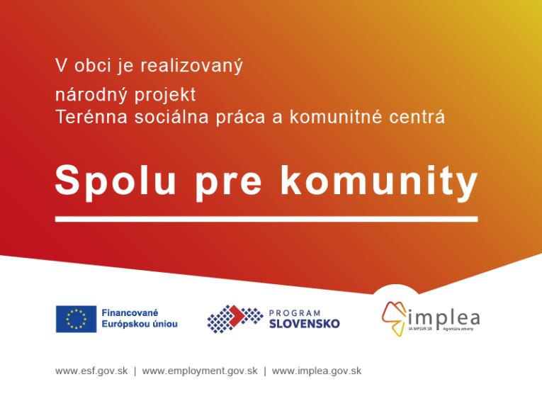 Spolu pre komunity Spolu pre komunity